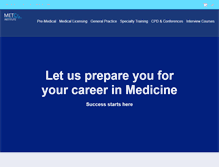 Tablet Screenshot of metcinstitute.com